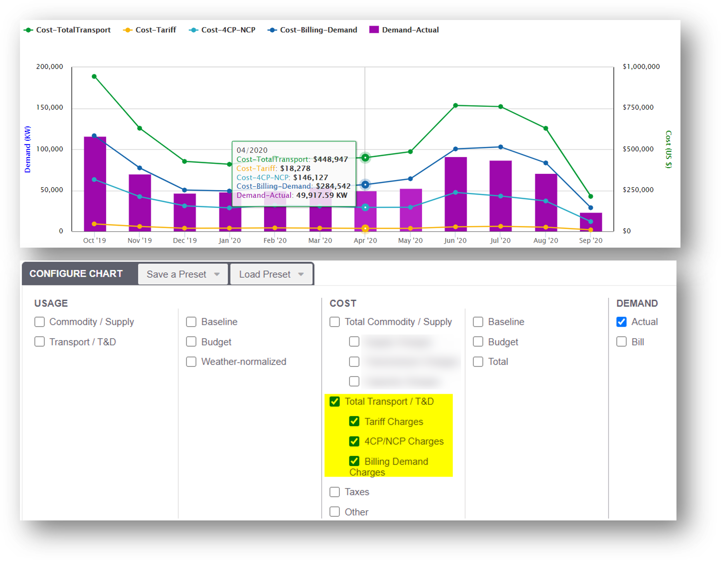 screenshot of Energy Intelligence Suite
